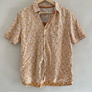 FatFace Men’s L Button Down 100% Cotton Shirt Beachy Casual Artsy